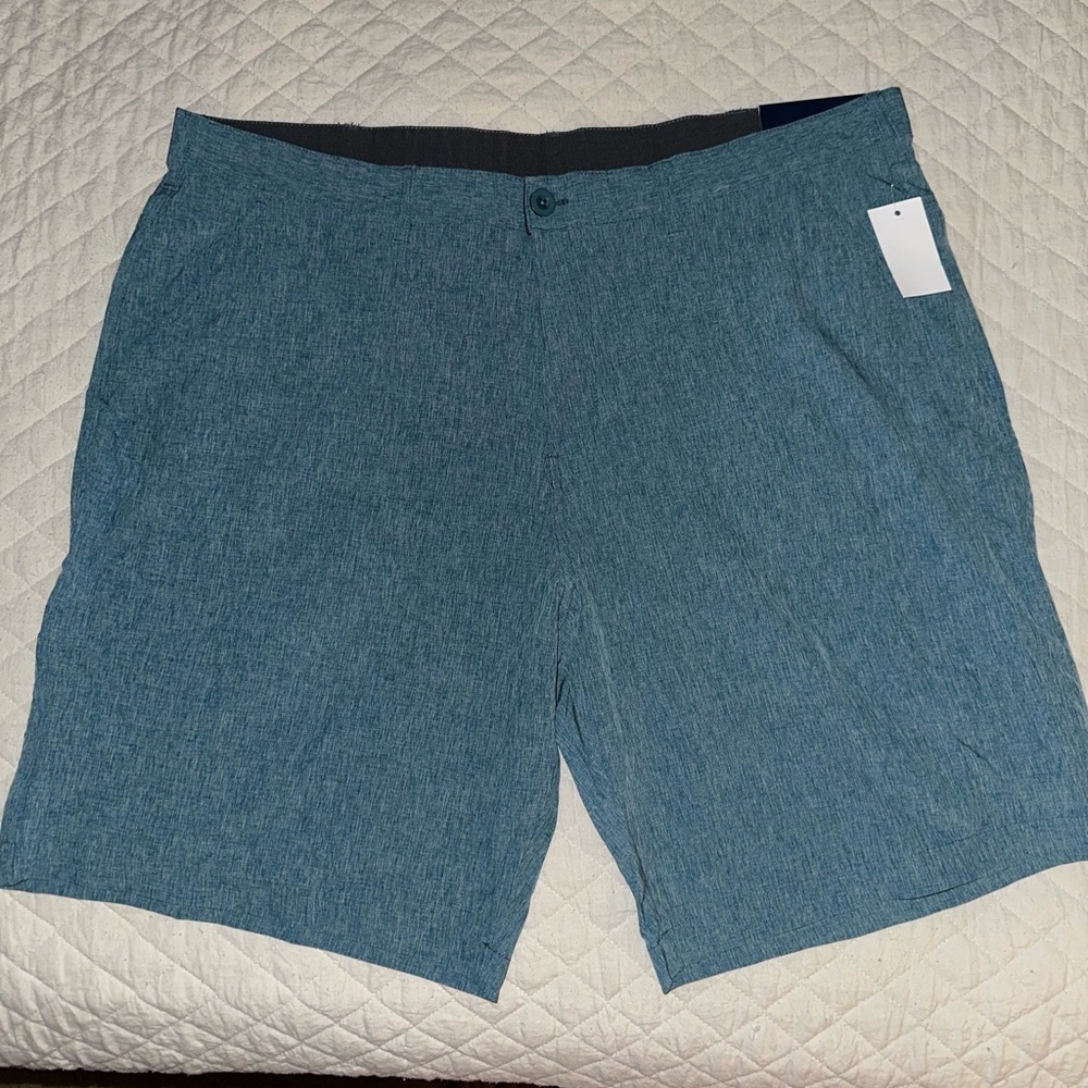 Men's Light Weight Golf or Everyday Teal Blue Shorts